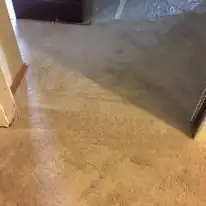 The same seam after repair, closed smooth and hard to find